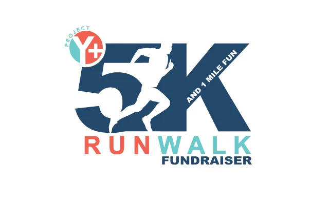 Logotipo del evento Carrera/Caminata 5K y Carrera Divertida de 1 Milla de Project Youth+
