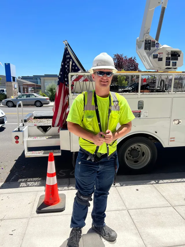 Brady Robinson, a Career Build participant at Project Youth+