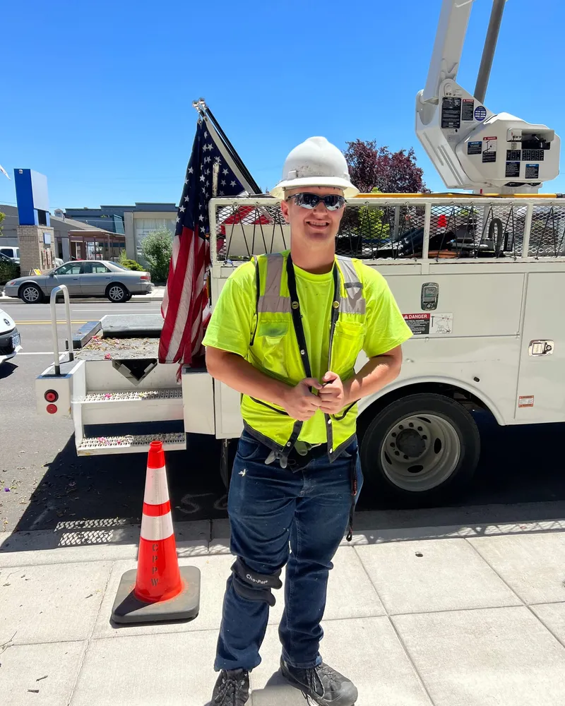 Brady Robinson, a Career Build participant at Project Youth+