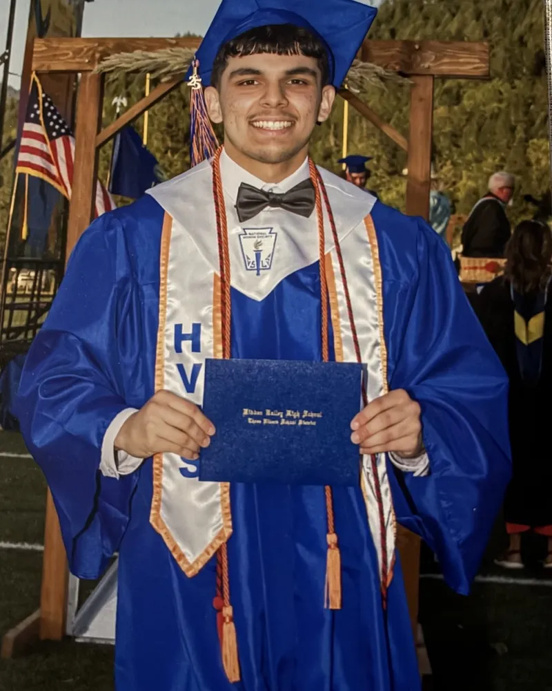Tristan Regla, a College+ student at Project Youth+